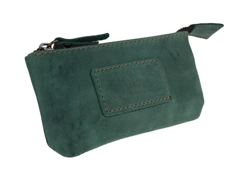 Ключница FREESKIN Type 2 кожанная 14x7x1 см Зеленый (81105)