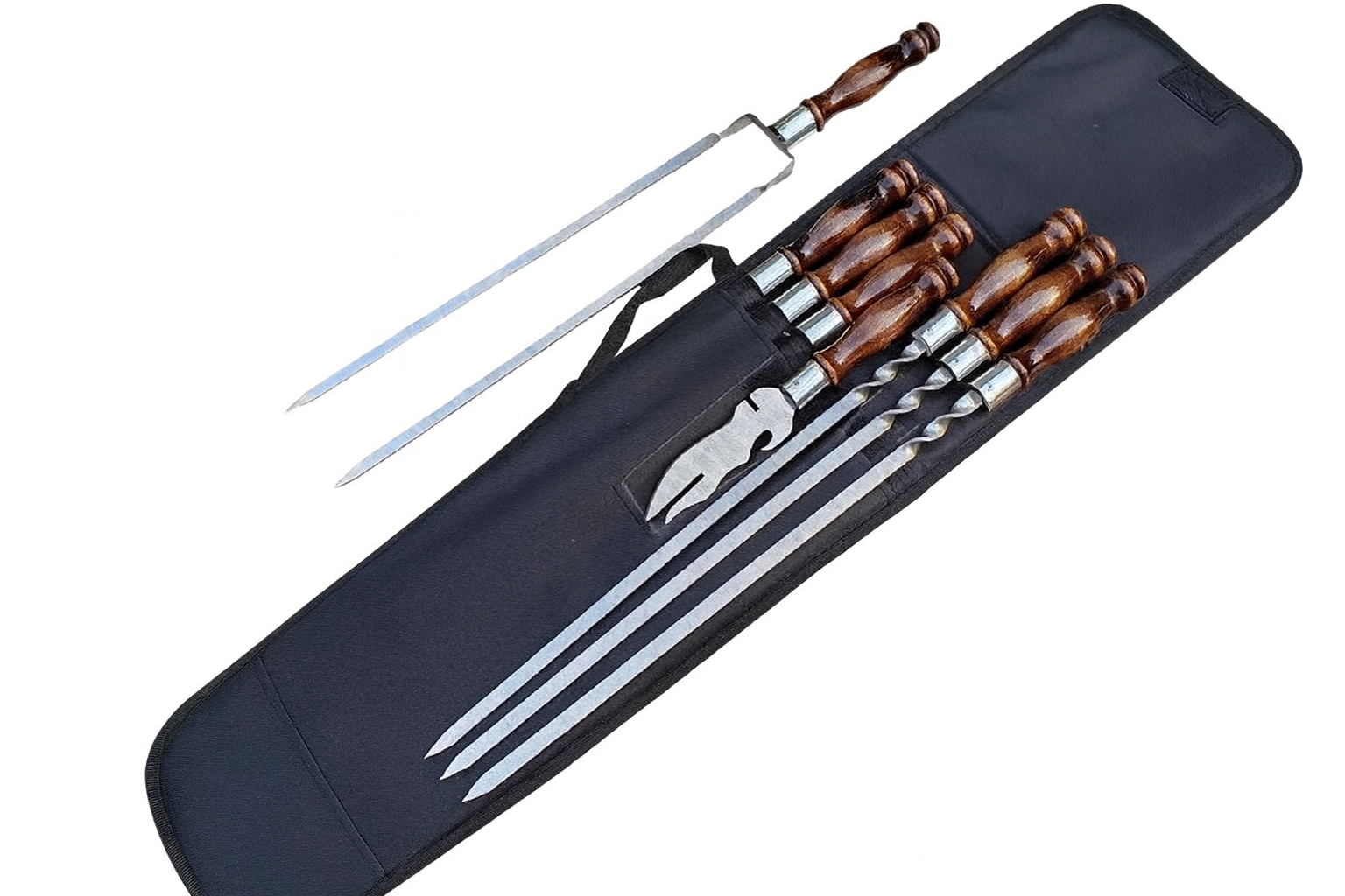 Набор шампуров Forest Set в тканевом кейсе 8 предметов (33675564) Набор шампуров Forest Set в тканевом кейсе 8 предметов (33675564)