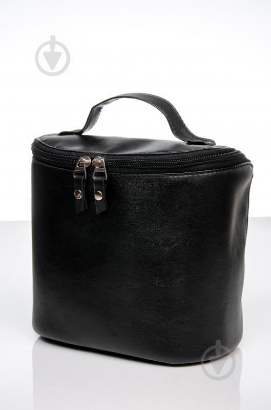 Жіноча косметичка Sambag Candy LSH Чорний глянець із гліттером (30411102e)