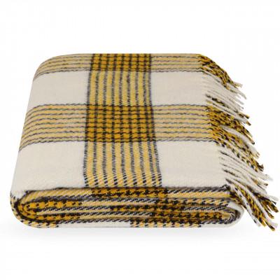 Плед вероника 140х200 см Горчичный - фото 1 Плед вероника 140х200 см Горчичный - фото 1