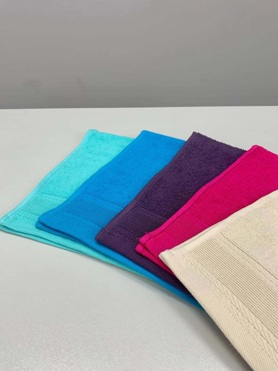 Полотенце махровое с бордюром 400г/м2 30х50 см Бирюзовый (9890551) - фото 2