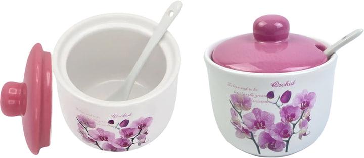 Цукорниця Interos Орхідея рожева керамічна 350 мл (045) - фото 2