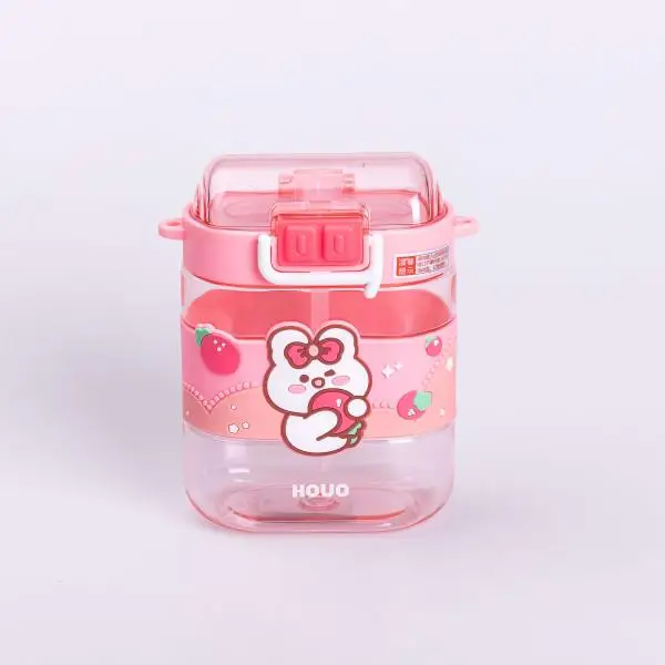 Пляшка для води дитяча Sweet з ремінцем 560 мл Рожевий (HP-14-36P) - фото 2 Пляшка для води дитяча Sweet з ремінцем 560 мл Рожевий (HP-14-36P) - фото 2