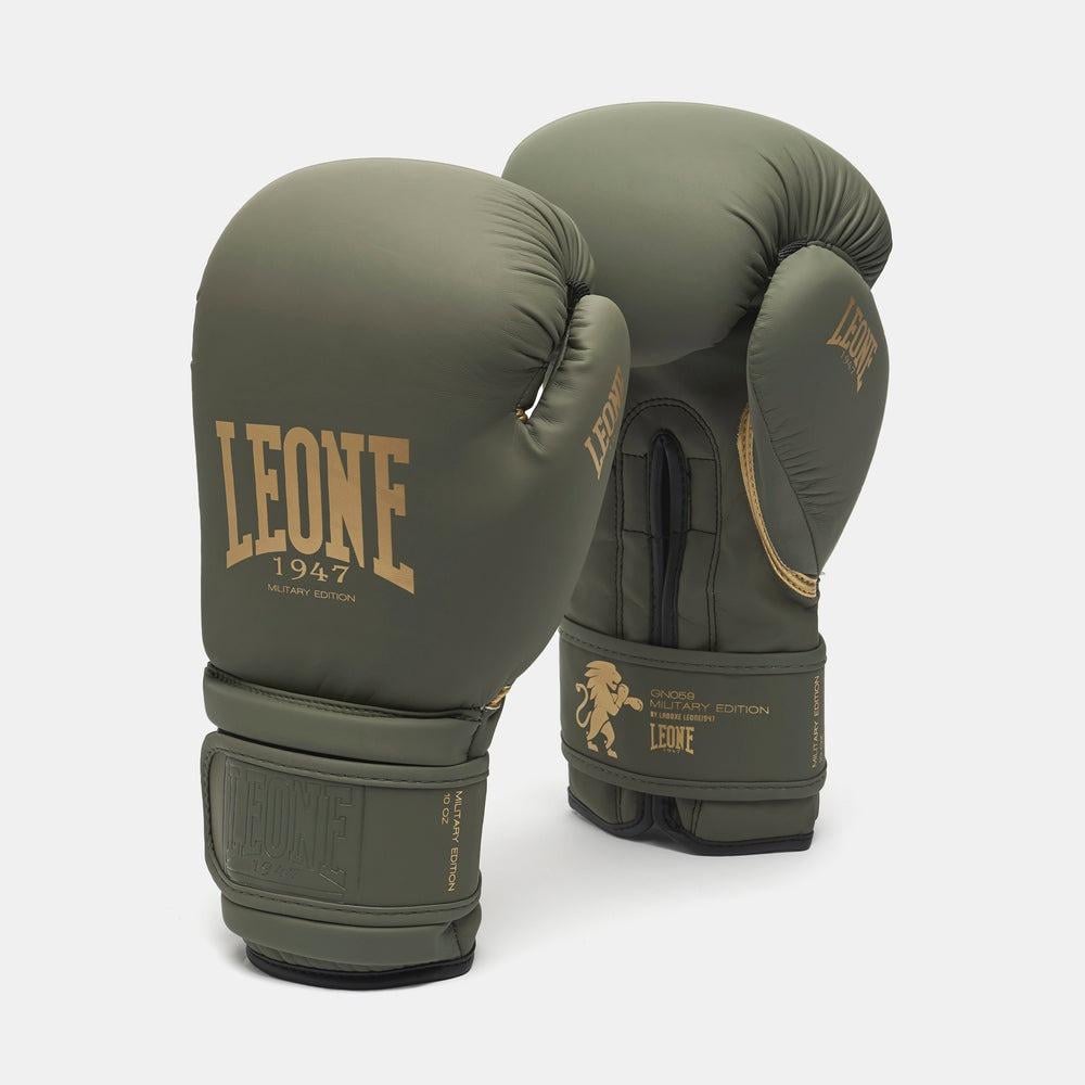 Боксерські рукавички Leone GN059G MILITARY EDITION 16 унцій Green (GN059G Green 16oz) Боксерські рукавички Leone GN059G MILITARY EDITION 16 унцій Green (GN059G Green 16oz)
