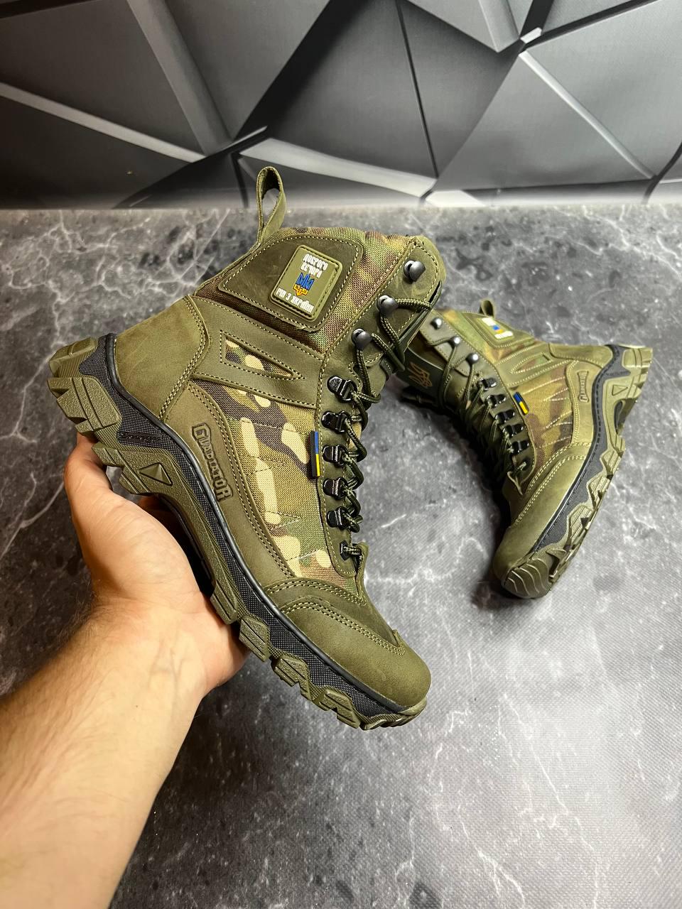 Берці зимові чоловічі з хутром р. 42 Мультикам - фото 2 Берці зимові чоловічі з хутром р. 42 Мультикам - фото 2