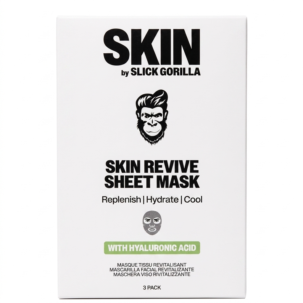 Маска для обличчя тканинна Slick Gorilla Skin-Revive 3 шт. (SGSM)