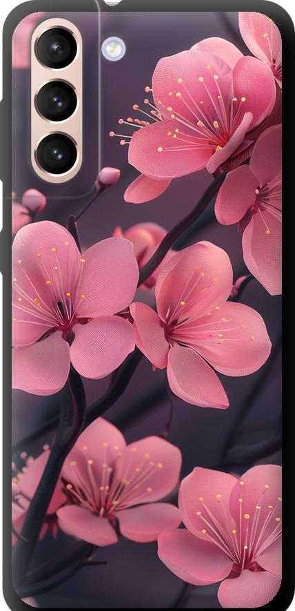 Чехол на Samsung Galaxy S21 Пурпурная сакура (6075b-2114-42517)