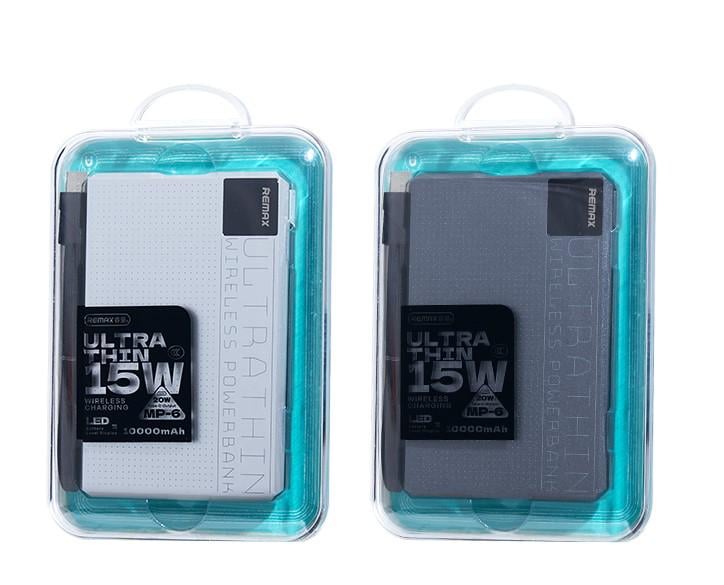 Повербанки Remax 10000 mAh/15 W Grey (MP-6) - фото 2