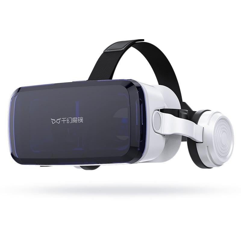 3D-очки виртуальной реальности VR Shinecon SC-G04BS с наушниками для смартфона Bluetooth Белый