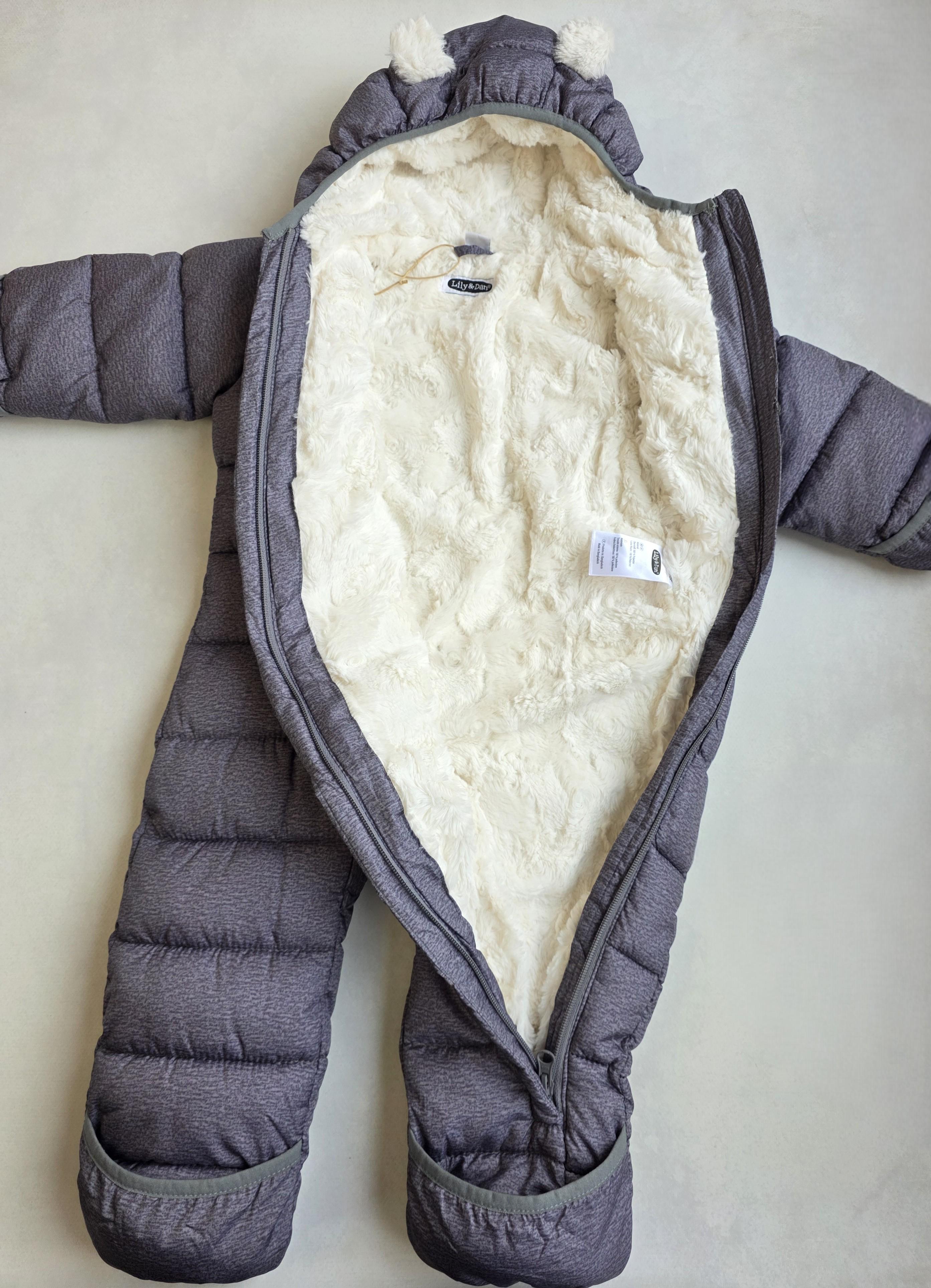 Комбінезон для хлопчиків зимовий Lily&Dan на хутрі 86-92 см (481993) - фото 3