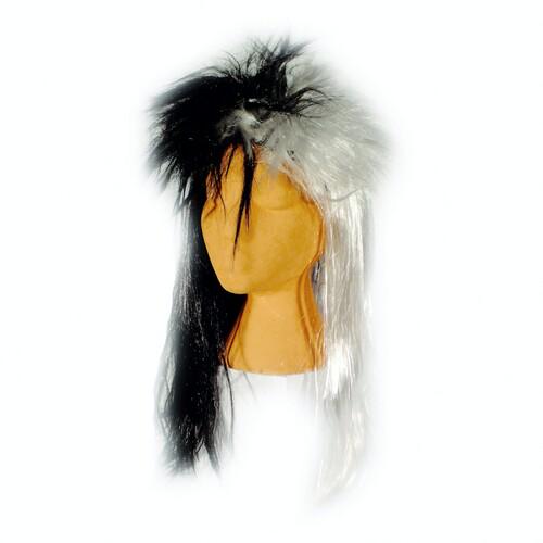 Перука Рокер-Круелла SETA Decor 13-571BLK-WT