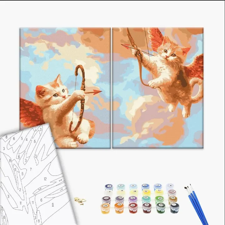 Картина за номерами Brushme Стріли кохання 30x40 см (3112789718)