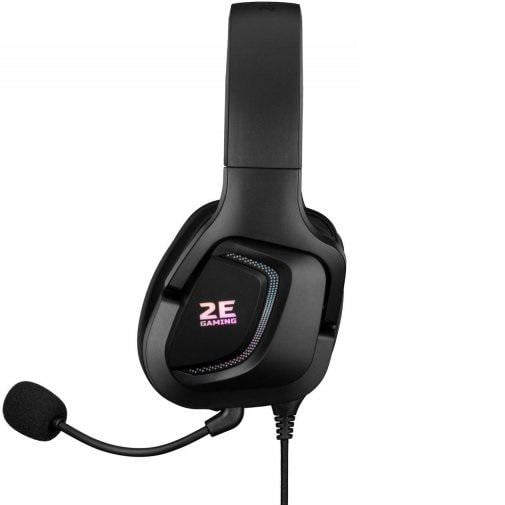 Гарнітура 2E 2E-HG340BK-7.1 gaming HG340 RGB USB 7.1 дротова 118 дБ 16 Ом Black (582349) - фото 7