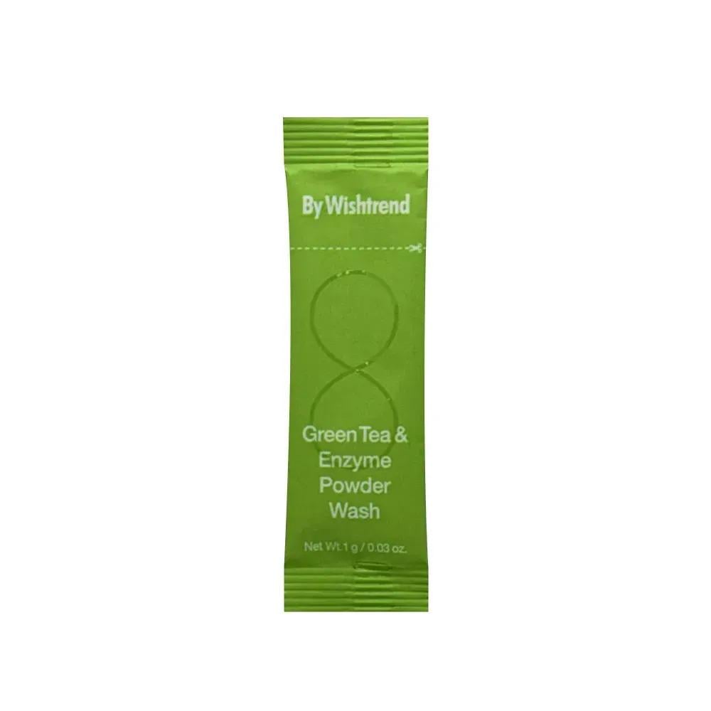 Пудра энзимная для умывания с ароматом матча By Wishtrend Green Tea&Enzyme Powder Wash 1 г