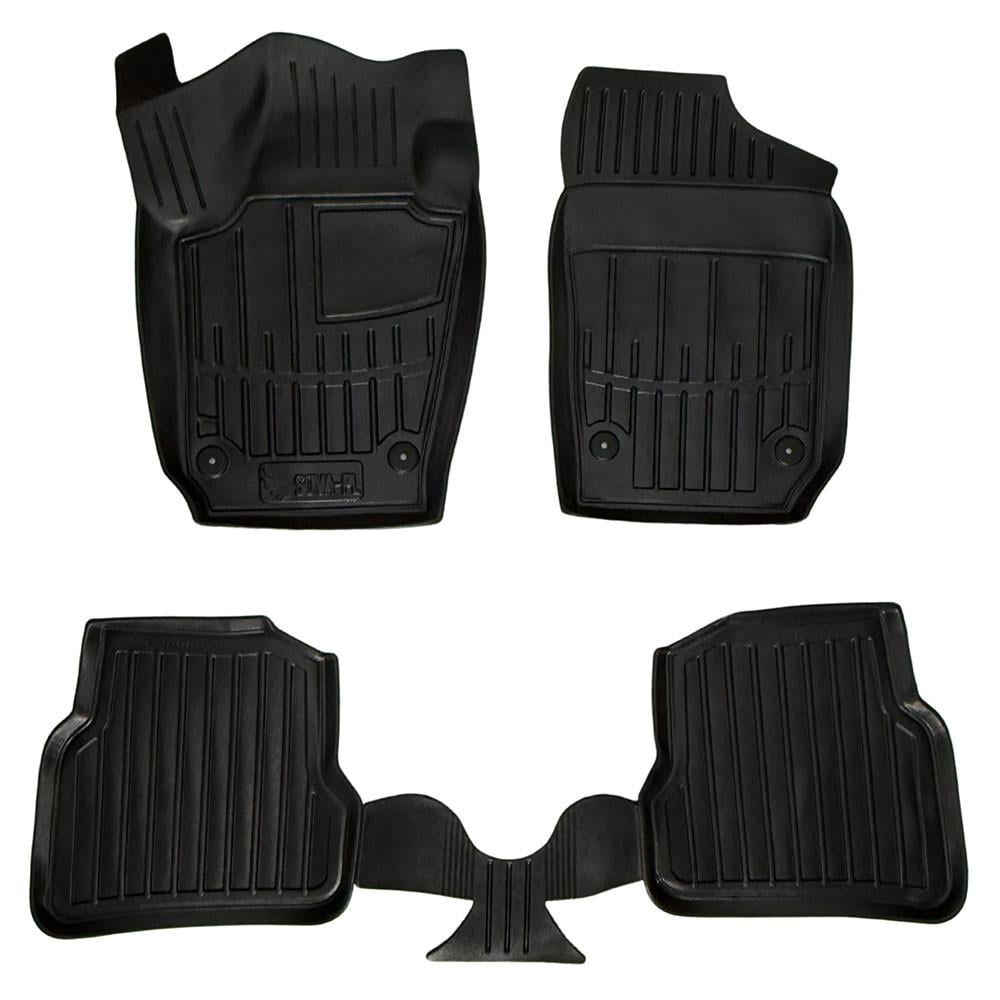 Коврики в салон SOVA-PL для Seat Ibiza IV 6J 2008-2017 резиновые 4 шт. Черный (28800539)