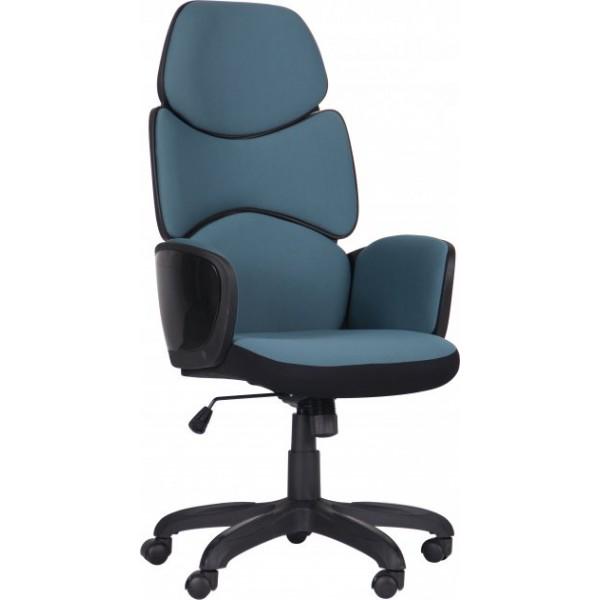 Крісло комп'ютерне AMF Holding Starship 1190+100х640х680 Чорний Синій - фото 5 Крісло комп'ютерне AMF Holding Starship 1190+100х640х680 Чорний Синій - фото 5