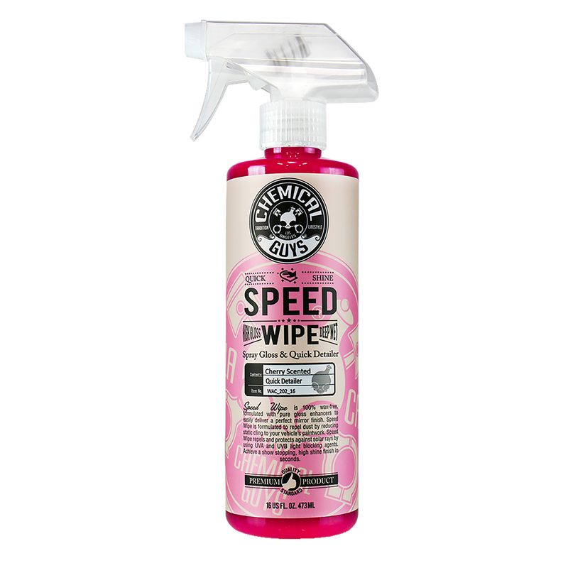Квік-детейлер для очищення та блиску Chemical Guys Speed Wipe Spray Gloss & Quick Deatailer з ароматом вишні 473 мл
