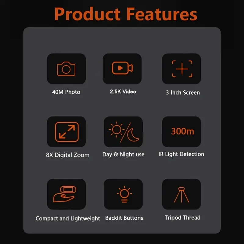 Бинокль с ночным видением Full HD 2.5K с 32Гб SD-картой - фото 4 Бинокль с ночным видением Full HD 2.5K с 32Гб SD-картой - фото 4