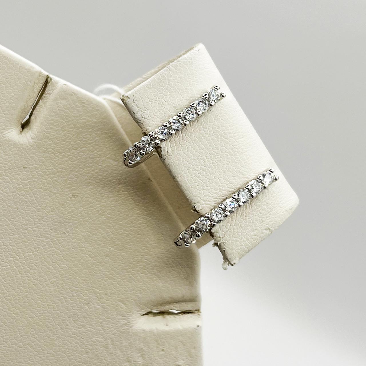 Серебряные серьги с кубическим цирконием 2,55 г (2469873852) Серебряные серьги с кубическим цирконием 2,55 г (2469873852)