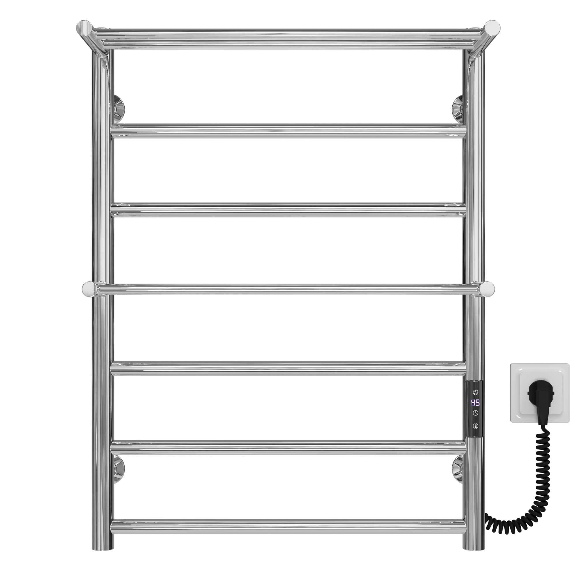 Полотенцесушитель электрический Deffi Терма Плюс П7 JD03 правое подключение нержавеющая сталь 500х700 мм Хром (C.TA.70.50.7.E.C.R.1)