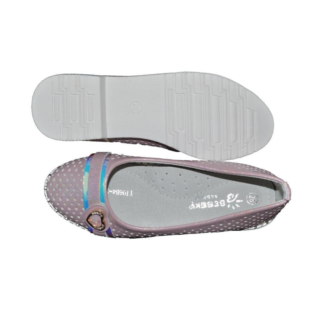 Туфли для девочки Bessky 105-96-643 р. 26 18 см (11973028) - фото 4 Туфли для девочки Bessky 105-96-643 р. 26 18 см (11973028) - фото 4