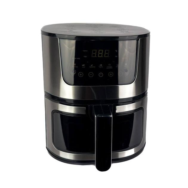 Аэрофритюрница сенсорная Rainberg RB-2268 с антипригарным покрытием 4200 Вт 8 л (GR-04339) Аэрофритюрница сенсорная Rainberg RB-2268 с антипригарным покрытием 4200 Вт 8 л (GR-04339)