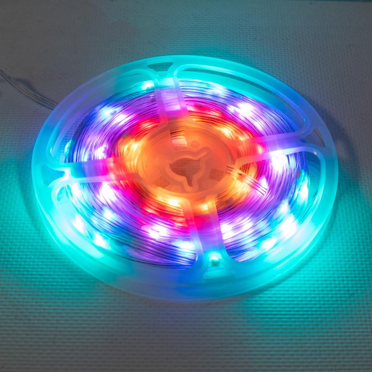 Світлодіодна стрічка APP з пультом 5 В 10 м (1010762-White) - фото 8 Світлодіодна стрічка APP з пультом 5 В 10 м (1010762-White) - фото 8