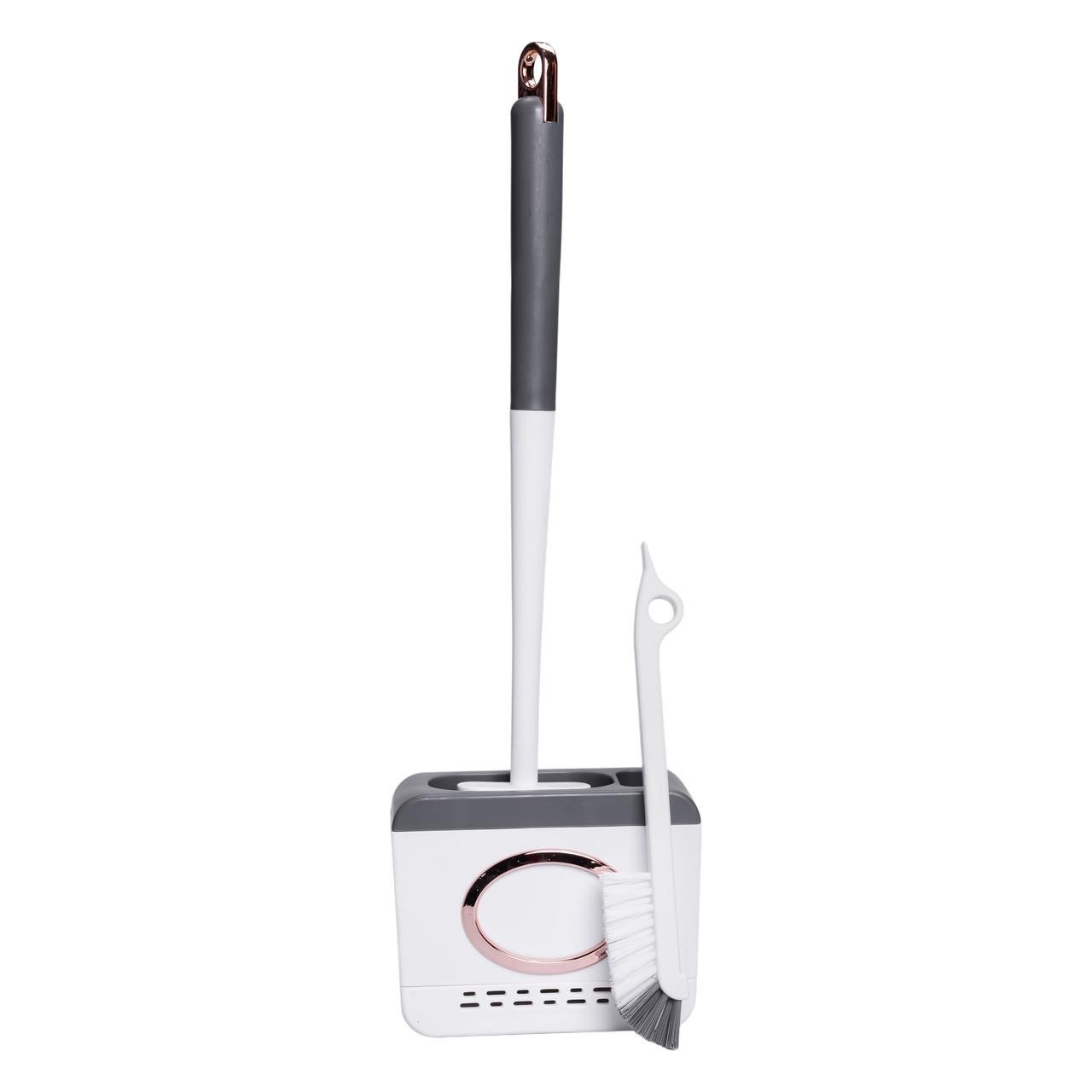 Єршик для туалета силіконовий настінний 13x5,5x42 см (HP-35015-48DG) - фото 4 Єршик для туалета силіконовий настінний 13x5,5x42 см (HP-35015-48DG) - фото 4