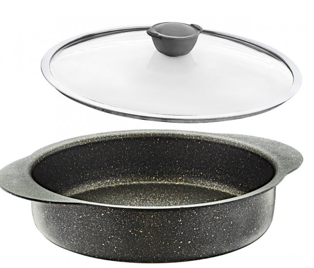 Кастрюля-сотейник OMS 4,5 л с антипригарным покрытием с крышкой Кастрюля-сотейник OMS 4,5 л с антипригарным покрытием с крышкой