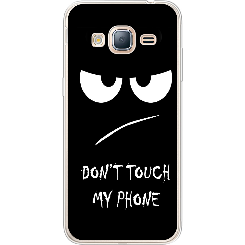 Чехол BoxFace Samsung J320 Galaxy J3 Don't Touch my Phone Прозрачный силикон (24962-up535-24962)