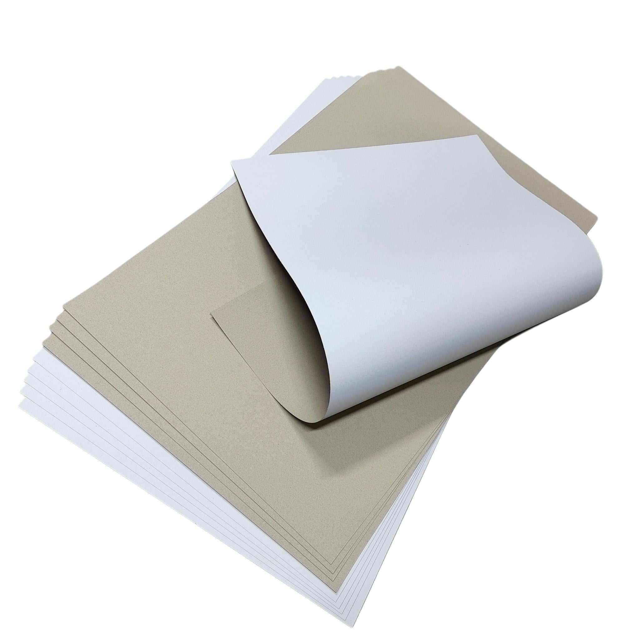 Картон немелованный хром-ерзац ЦОДНТІ 610x1050x0,37 мм 270 г/м2 10 листов (KMM/HE-610/1050-10-4)