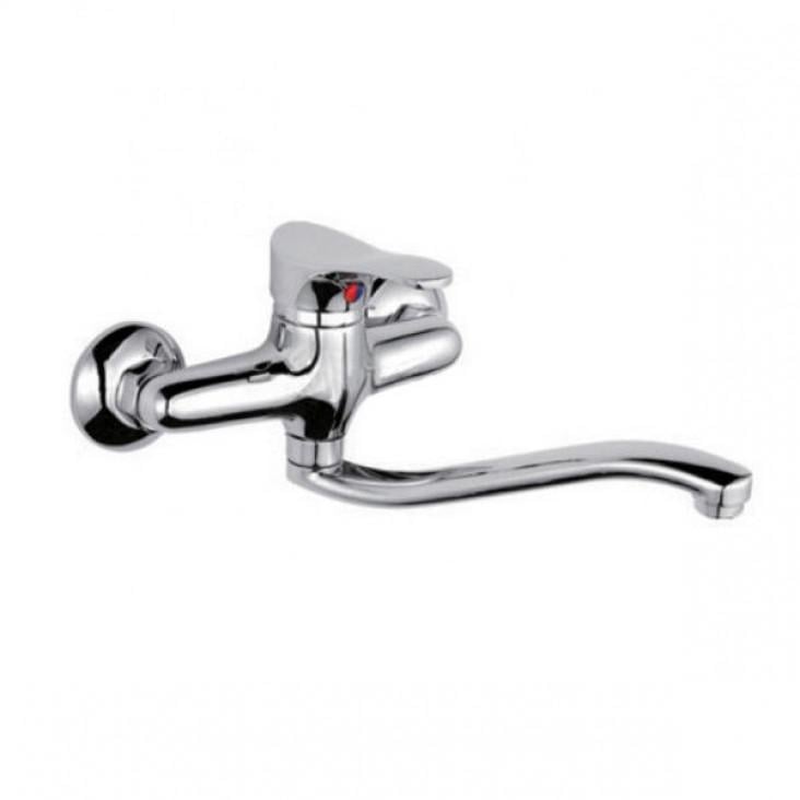 Смеситель для кухни настенный Frap F4614-B Хром (1034150)