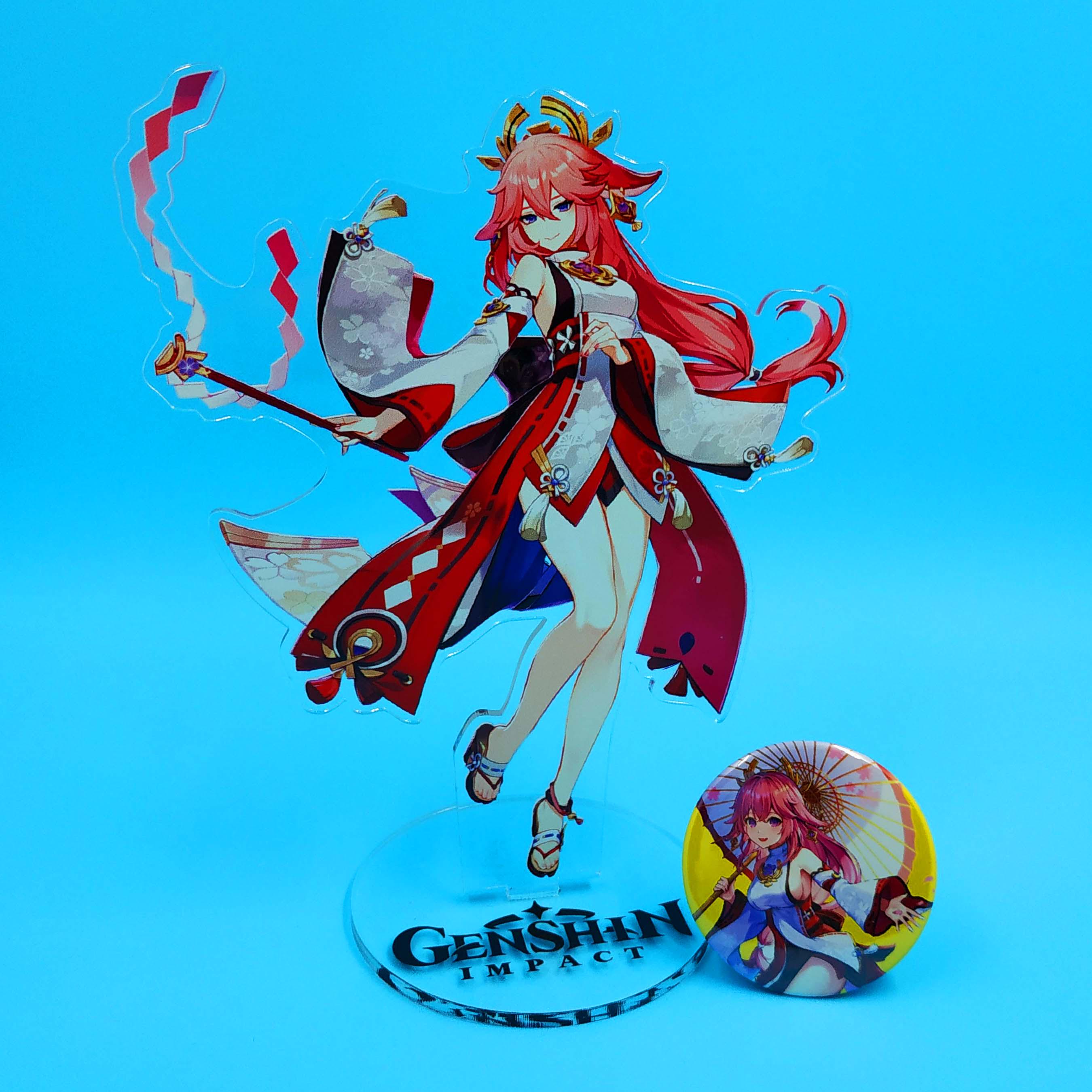 Акриловая фигурка Мико 5 из Genshin Impact (5529)