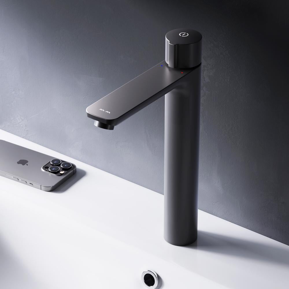 Змішувач для умивальника AM.PM X-Joy F85A92522 високий одноважільний Чорний (196178) - фото 6 Змішувач для умивальника AM.PM X-Joy F85A92522 високий одноважільний Чорний (196178) - фото 6