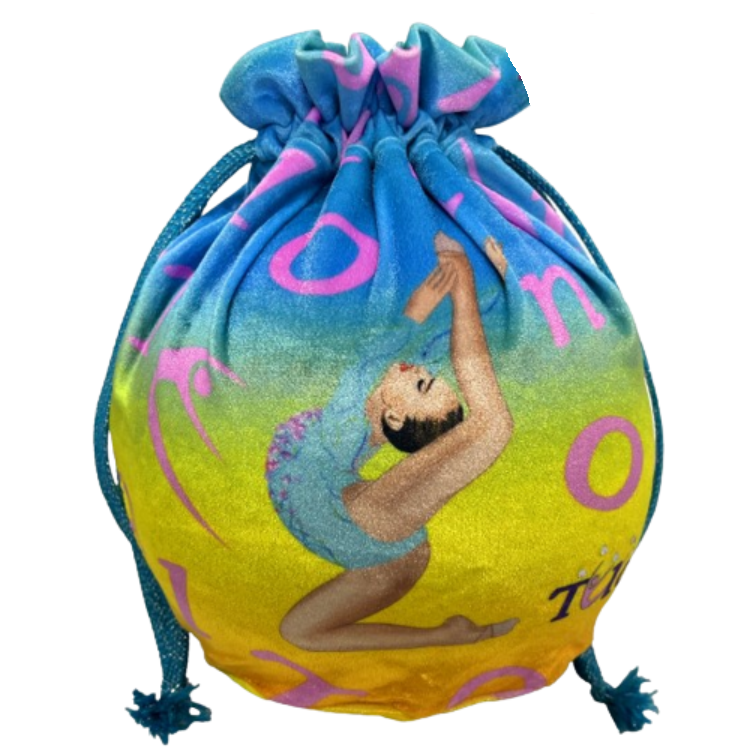 Чехол зимний для мяча Tuloni ZOE Fuchsia/Light Blue/Yellow