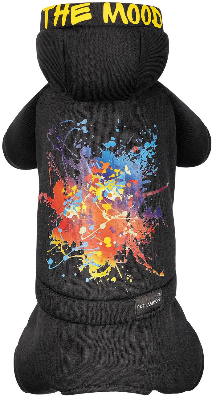 Костюм для собак Pet Fashion FLASH Принт XS Черный (4823082422968)