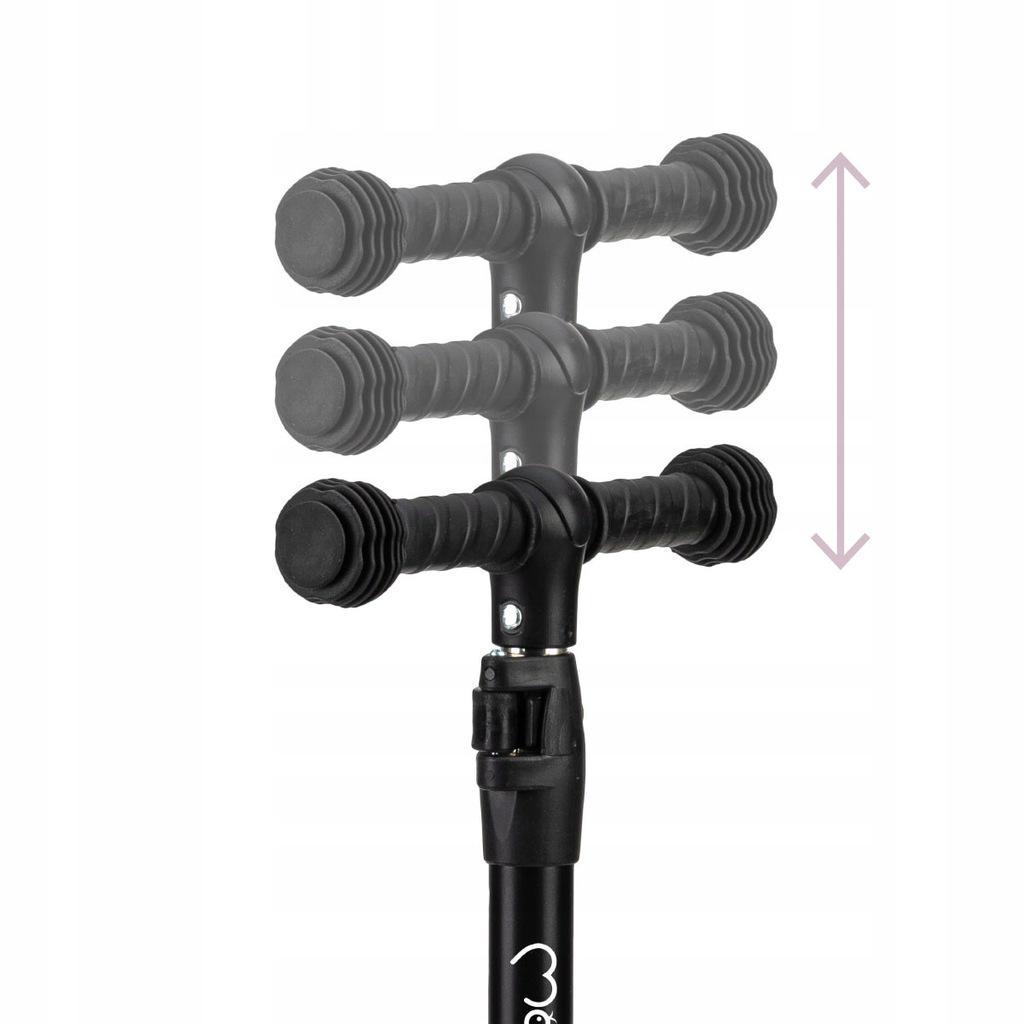 Самокат детский самокат Balance Momi Kiuru 2в1 светодиодные колеса Black (25547030) - фото 6 Самокат детский самокат Balance Momi Kiuru 2в1 светодиодные колеса Black (25547030) - фото 6