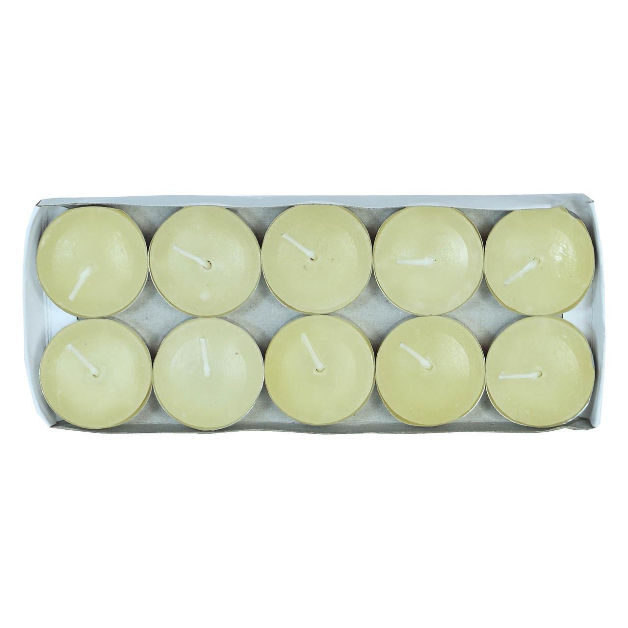 Свеча таблетка 3 часа горения 10 шт. Бежевый (7G-F-2-1560)