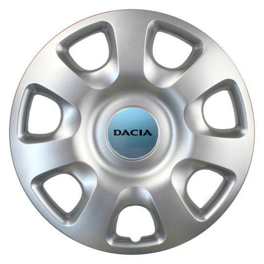 Автомобильные колпаки SKS 336 R15 с логотипом Dacia 4 шт. Серебристый