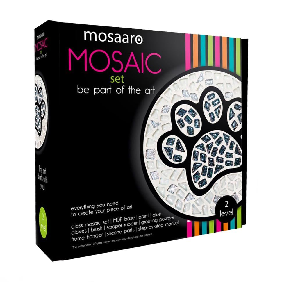 Детская мозаика стеклянная Mosaaro Черная лапа 2 уровень от 7 лет 25,5х24,5х6 см Разноцветный (RN-250-N-2211) Детская мозаика стеклянная Mosaaro Черная лапа 2 уровень от 7 лет 25,5х24,5х6 см Разноцветный (RN-250-N-2211)