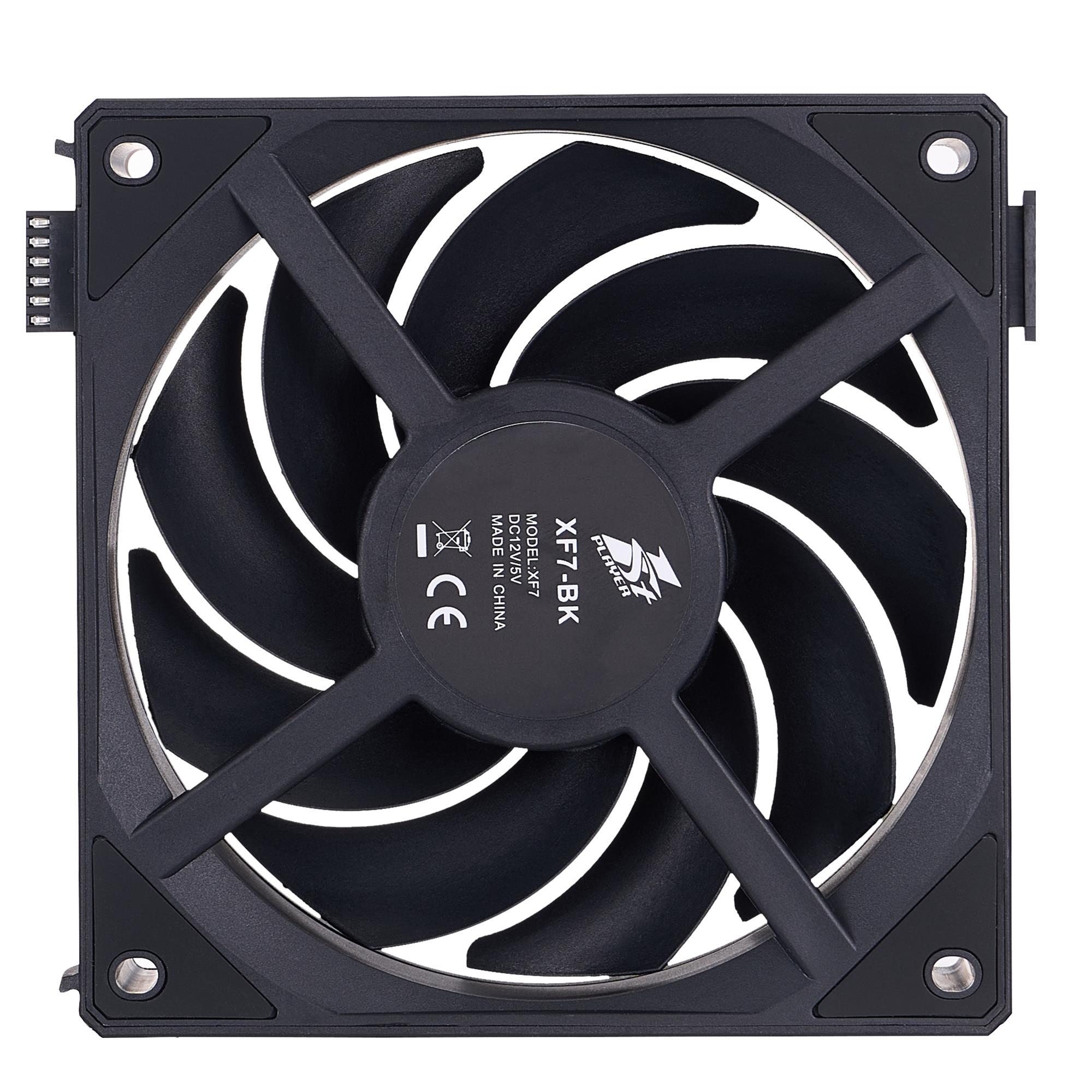 ᐉ Вентилятор корпусний 1stPlayer XF7 ARGB 120 мм Black (XF7-BK