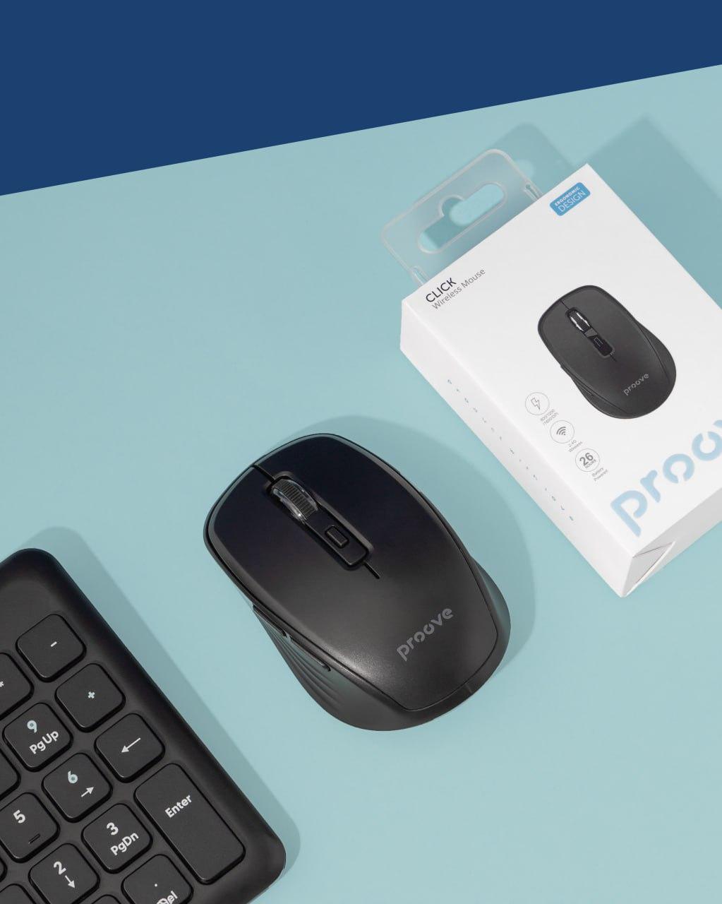 Мышь беспроводная Proove Click Black - фото 2 Мышь беспроводная Proove Click Black - фото 2