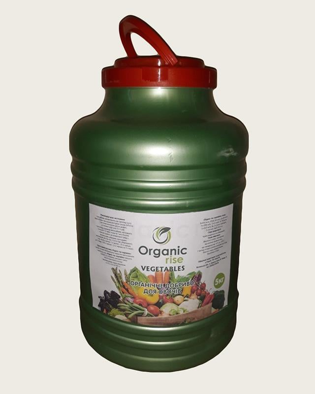 Комплексное удобрение порошковое Organic Rise Vegetables для овощей гумат калия 760 г/кг