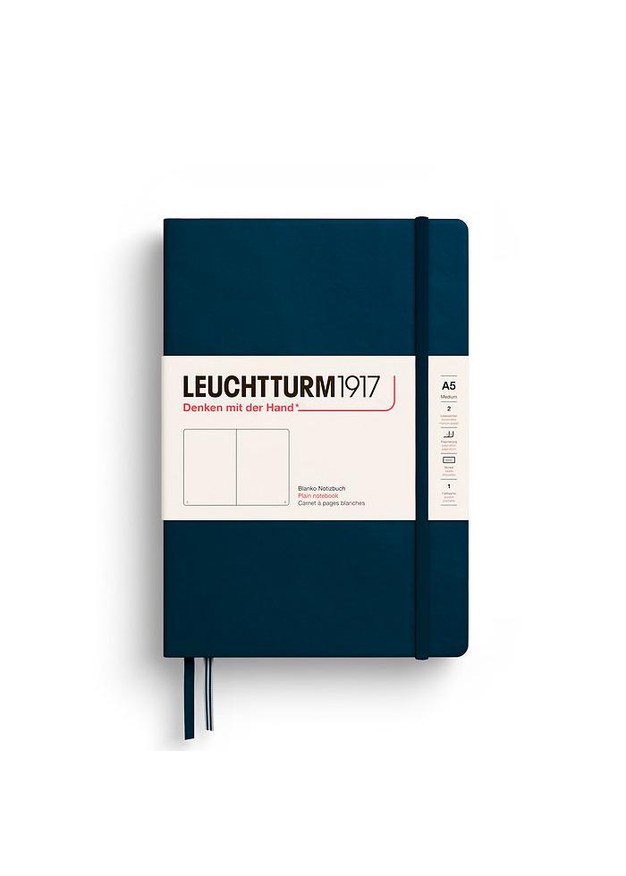 Блокнот Leuchtturm1917 средний чистые листы Deep Sea (372188) Блокнот Leuchtturm1917 средний чистые листы Deep Sea (372188)