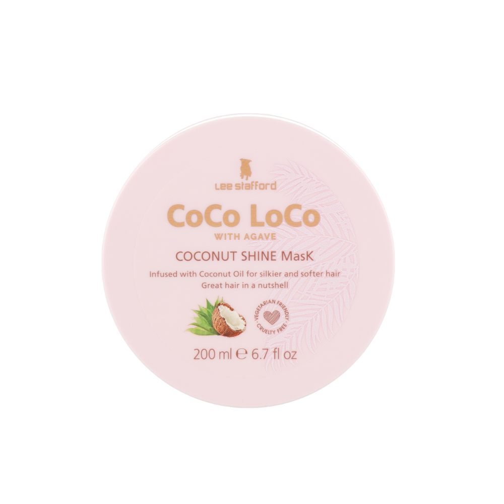 Маска для волосся зволожувальна Lee Stafford Coco Loco With Agave Coconut Shine Mask 200 мл
