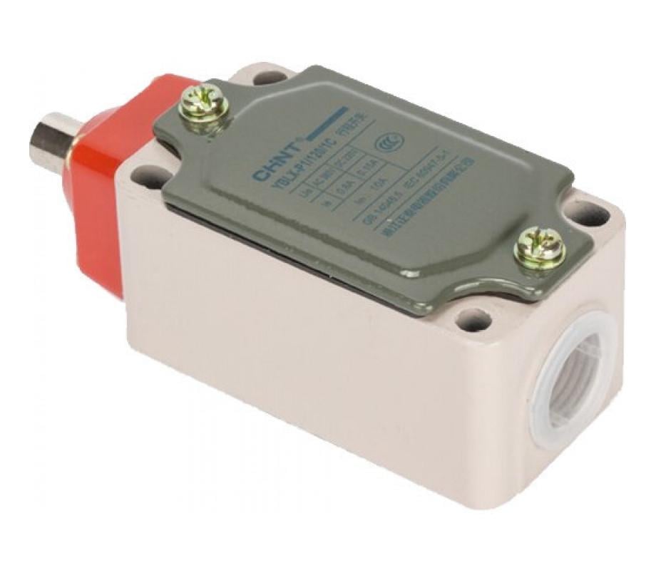 Выключатель концевой CHINT YBLX-P1/120/1C 1NO+1NC с плунжером 10A 220 V (437085)