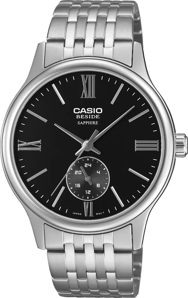 Наручные часы мужские Casio Beside BMS-100D-1A с сапфировым стеклом/стальным корпусом Черный (3122081001)