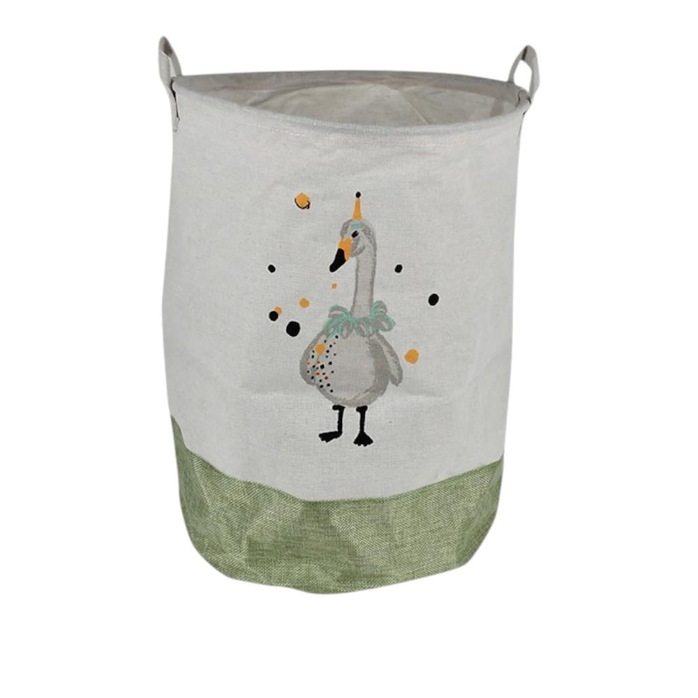 Корзина Stenson ZOO для хранения одежды 35x45 см Белый/Салатовый (618855) Корзина Stenson ZOO для хранения одежды 35x45 см Белый/Салатовый (618855)