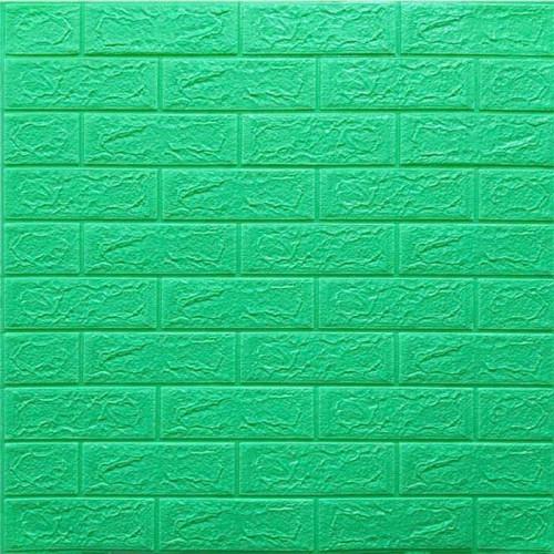 Панель самоклеюча 3D під мятну цеглу 700x770x5 мм