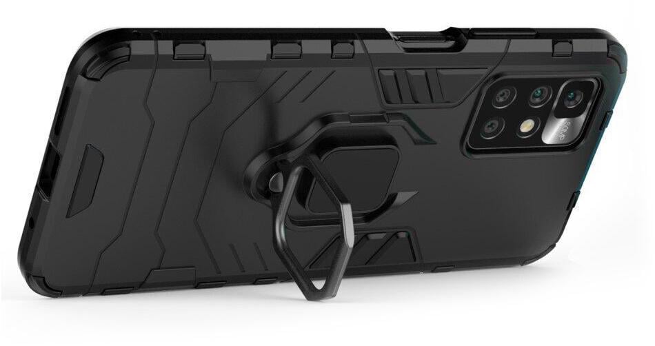 Протиударний чохол Transformers для Xiaomi Redmi 10 (підставка кільце) Black (24143-2B) - фото 2 Протиударний чохол Transformers для Xiaomi Redmi 10 (підставка кільце) Black (24143-2B) - фото 2